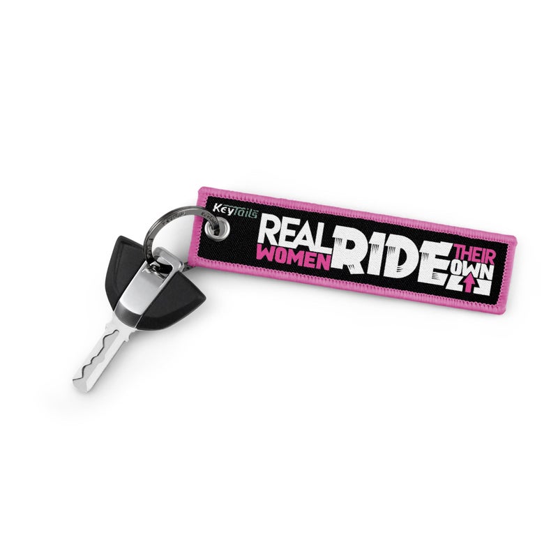 KEYTAILS Keychains, Premium Quality Key Tag for Motorcycle, Scooter, ATV, UTV [Real Women Ride Their Own] - Image 2